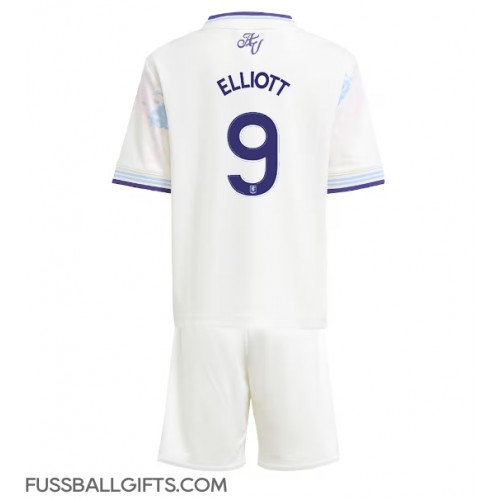 Aston Villa Harvey Elliott #9 Fußballbekleidung 3rd trikot Kinder 2025-26 Kurzarm (+ kurze hosen)